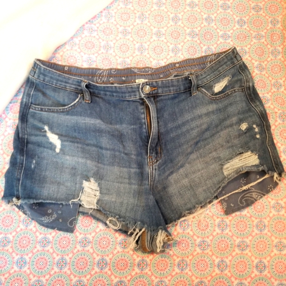 Aerie jean shorts